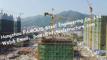 الصين الهيكل الهيكلي مؤطرة قبل هندستها المباني الصلب الساخنة المجلفن المعالجة السطحية المزود