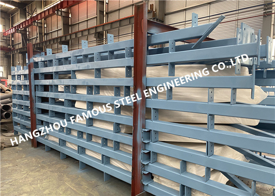 الصين تصنيع هيكل الجمالون الفولاذي المجلفن مطلي بالولايات المتحدة الأمريكية والمملكة المتحدة Q235B Q355b المزود