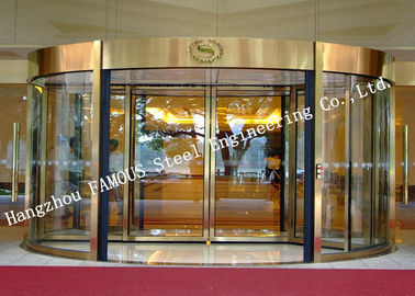 الصين الأبواب الزجاجية للواجهات الدوارة الكهربائية الحديثة في ردهة الفندق أو مركز التسوق المزود