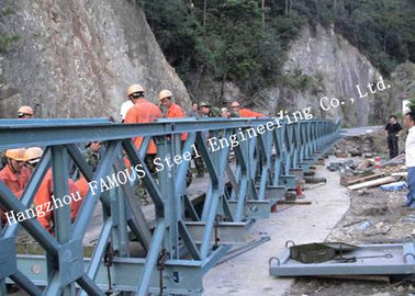 الصين 200 نوع دائم معالجة السطح المجلفن الصلب بيلي بريدج جسر الصفوف مزدوجة المزود