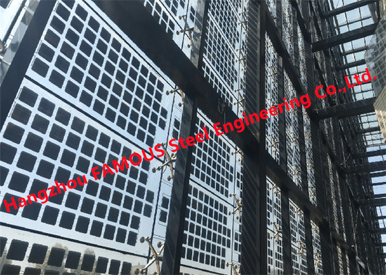 الصين تعمل بالطاقة الشمسية BIPV Glass Curtain Wall Building نظام الوحدات الكهروضوئية المتكاملة المزود
