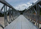 200 نوع دائم معالجة السطح المجلفن الصلب بيلي بريدج جسر الصفوف مزدوجة المزود