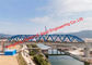 سلسلة منحنية من الصلب تروس هيكل شعاع متواصل جسر عالي السرعة للسكك الحديدية المزود