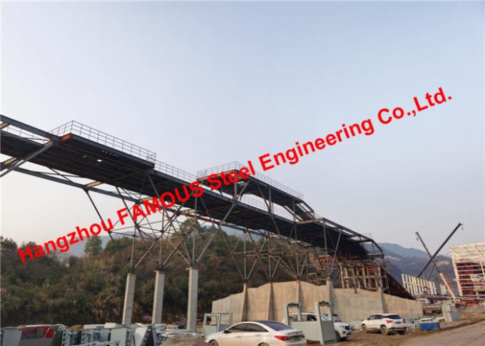 مشروع منجم لنقل المباني الصناعية الفولاذية ذات الحزام الناقل للممر 0