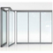 جدار زجاجي مستطيل سهل التركيب مع شفافية عالية المزود