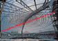 ETFE PTFE المطلي بغشاء الاستاد الهيكلي والنسيج الفولاذي سقف الجمالون المظلة أمريكا أوروبا القياسية المزود