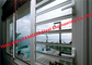 نوافذ الألومنيوم جالوسي كوة مع شاشة شبكة إعصار المزود