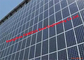 نظام وحدات بناء الحائط الساتر الزجاجي بالطاقة الشمسية الكهروضوئية المزود