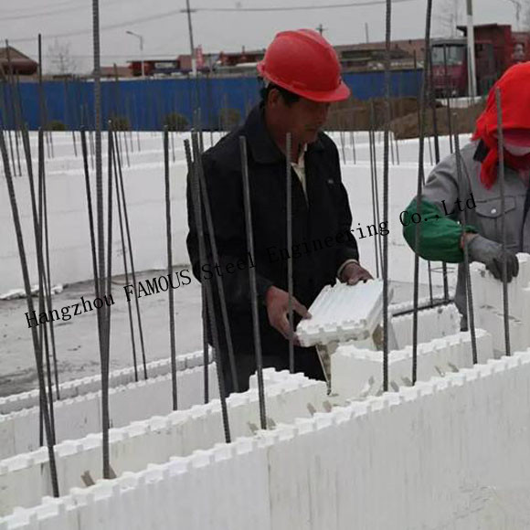 أسود Eps Flat Board CE Wall Building Blocks مواد البناء 4