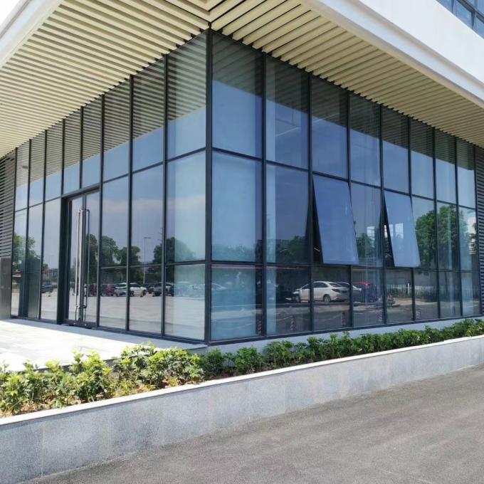 NFRC Aluminium Glass Storefront متوسط ​​النوافذ والأبواب 0