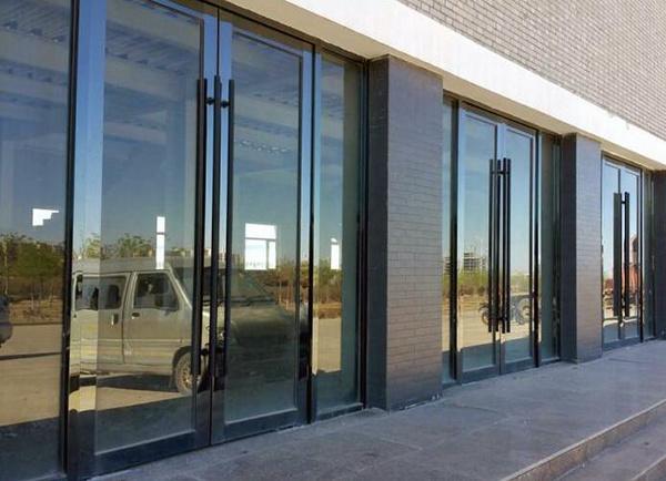 NFRC Aluminium Glass Storefront متوسط ​​النوافذ والأبواب 1