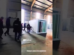 منزل حاوية 20ft مسطحة الحزمة المسبقة الصياغة سهلة تجميع منزل وحدات