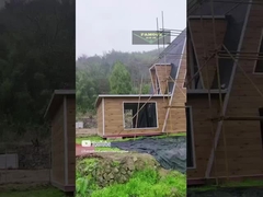 معيار الاتحاد الأوروبي الفولاذ الخفيف كفاءة الطاقة Q345b بناء المنازل المعدلة مسبقاً