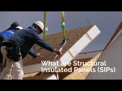 لوحات OSB المعزولة الهيكلية EPS PU XPS PIR ساندوتش الجدار SIP