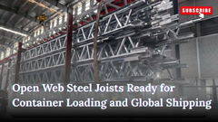 قوالب الفولاذ المفتوحة جاهزة لتحميل الحاويات والشحن العالمي